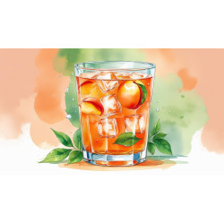 🍃Thé glacé pêche (Bio)