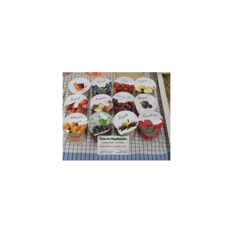 8 Yaourts aux fruits rouges 8 Yaourts aux fruits rouges